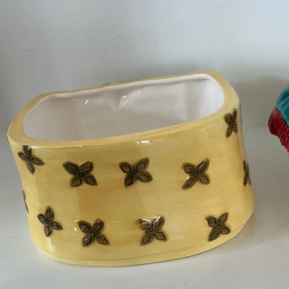 Vintage Persian Cat Seating On Overstuffed Chair Cookie Jar Grandma Cottagecore